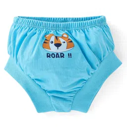 Doodle Poodle 100% Cotton Briefs With Wild Animals Print Pack Of 3- Blue Navy&Yellow image 2