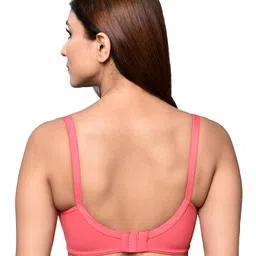 Inner Sense Organic Cotton Pack Of 2 Solid Antimicrobial Soft Feeding Bras - Multi Colour image 4