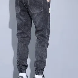 StyleCast x Revolte Men Relaxed Fit Light Fade Jeans image 3