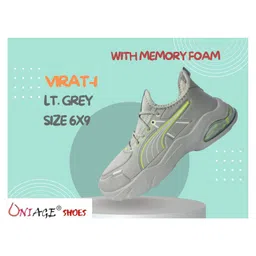 Priaansha Kids Curved Lines Design Embossed Shoes - Grey image 5