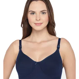 Inner Sense Organic Cotton Pack Of 2 Solid Antimicrobial Soft Feeding Bras - Multi Colour image 5