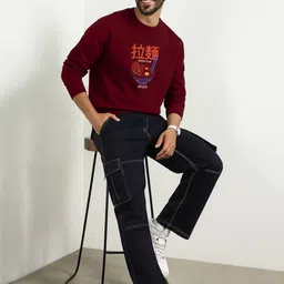 NOBERO Men Printed Sweatshirt image 4