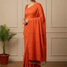 Brynbrit Pure Cotton Khadi Saree image 3