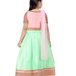 BAESD Girls Ready to Wear Lehenga & Blouse With Dupatta image 5