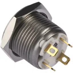 RS PRO Illuminated Push Button Switch Momentary 16 mm SPST Green LED 36 V DC, 1758585 image 2