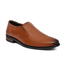BENTO YOUNG Men Leather Formal Slip-Ons-image-78