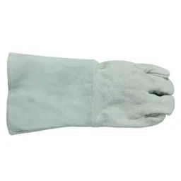 GENERIC Leather Hand Gloves Premium Leather Gray (14 inch) 355.6 mm (Pack of 100) image 3