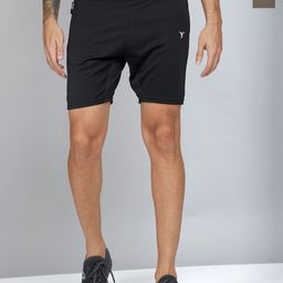 Technosport Men Pack Of 2 Slim Fit Training or Gym Sports Shorts-picture-19