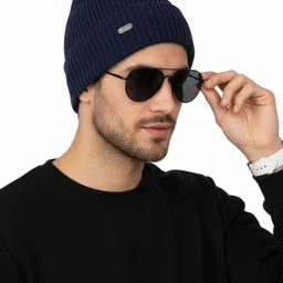 iSWEVEN Unisex Woollen Beanie image 2