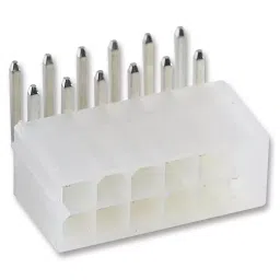 AMP - TE CONNECTIVITY HEADER, RIGHT ANGLE, UL94V-2, 12WAY, 1-1586041-2-picture-19