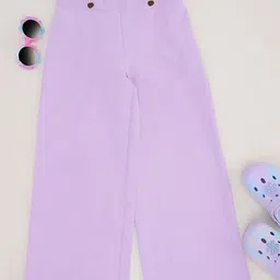 Pantaloons Junior Solid Trousers - Lilac-picture-22