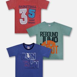 Here&Now X Game Begins Boys Pack Of 3 Assorted Printed T-shirts-picture-19