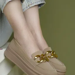 shoetopia Casual Trendy Stylish Loafers|Comfortable Slip-On Loafers For Girls Loafers For Women image 4