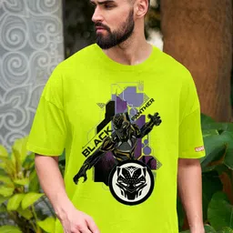 Metronaut Men Printed Drop-Shoulder Sleeves T-shirt-picture-31