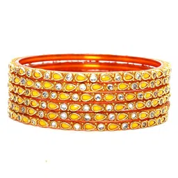KOTTIAR CREATIONS Set Of 6 Artificial Stones-Studded Bangles-picture-19