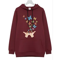 Sash Women Printed Hooded Sweatshirt image 3