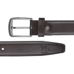 Kara Men Brown Solid Belt image 3