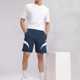 HRX by Hrithik Roshan Men Striped Lifestyle Shorts image 5