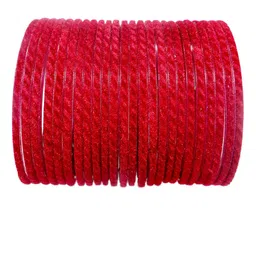 Shopmart Set Of 24 Velvet Bangles-picture-12