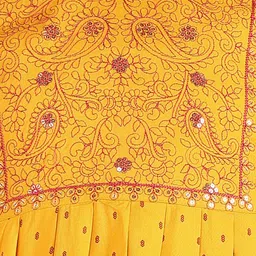 Kapad Dwar Women Ethnic Motifs Embroidered Flared Sleeves Thread Work Kurta image 2