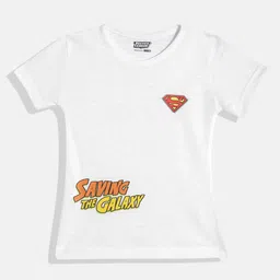 Eteenz Girls Premium Cotton Superman Printed T-shirt-picture-15