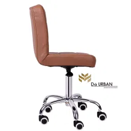 Da URBAN Cadbury Height Adjustable Bar Stool Chair with Wheels (Beige) (Set of 2) image 4