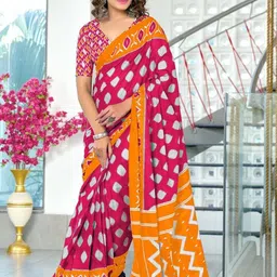 KALINI Ethnic Motifs Pure Cotton Saree-picture-42