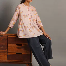 JAYPORE Women Straight Fit Trousers image 5