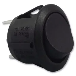 ARCOLECTRIC (BULGIN LIMITED) SWITCH, ROCKER, SPDT, ROUND, BLACK, R13112CAAA-picture-43