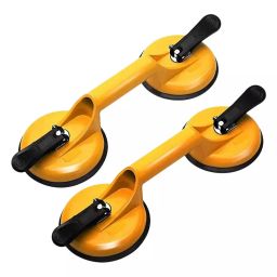 GENERIC Vacuum Lifter Suction Cup Yellow 10 cm Length Aluminium Hand Grip for Home & Professional Use, 2 Pcs-picture-11