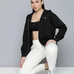 Puma Pure Cotton Relaxed Fit HER Terry Full-Zip Outdoor Sporty Jacket-picture-28
