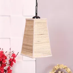 Tucasa NTU-292 Natural Bamboo Hanging Light (Beige) image 4