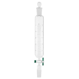 Abgil 25ml Borosilicate Glass Cylindrical Shape Dropping Funnel with PTFE Stopcock Graudation with Joint and Interchangeable Stopper ABG1703-picture-30