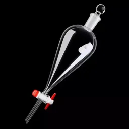 Abgil 1000ml Borosilicate Glass Pear Shape Separating Funnel for Highly Viscous Solution (Honey Like Consistency) with PTFE Stopcock and Interchangeable Stopper ABG1721-picture-26