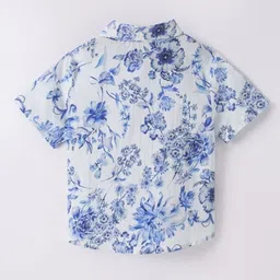BAESD Boys Classic Floral Printed Casual Shirt image 2