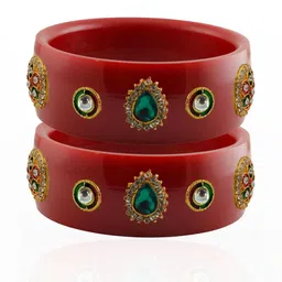 Vidhya Kangan Brass Crystals Bangle-picture-14
