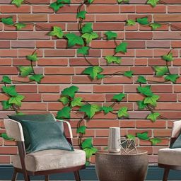 Asian royal Grey & Brown Printed Waterproof Wallpaper-picture-4