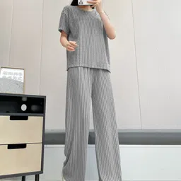 CILIMILI Striped T-shirt Dress-picture-34