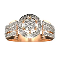 VALANOVA Rose Gold Plated Sterling Silver Certified 0.63 Ct Lab Grown Diamond Ring-picture-35