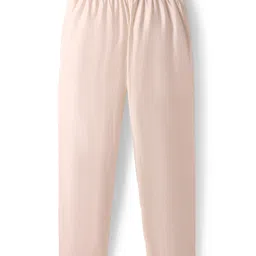 EARTHY TOUCH Satin Woven Full Sleeves Kurta Pyjama Set with Motif Glitter Print - Blue image 5