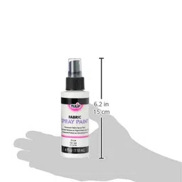 Tulip Fabric Spray Paint 4oz-Snow image 5