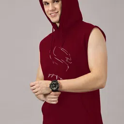 LEON Men Printed Hooded Sweatshirt image 2