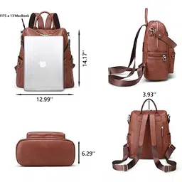 truearch Women Water Resistance Non-Padded Backpack image 5