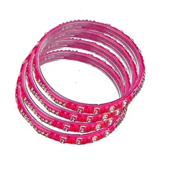 SOMIL Set Of 16 Stone-Studded Bangles image 5