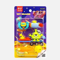 little surprise box llp Little Surprise Box 4Pcs Black Astronaut Space Theme Stationery Essentials & Pouch Set image 4