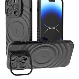 Luxury Kase iPhone 14 Pro Max Impact Resistant Rugged Back Case with Wireless Charging image 2