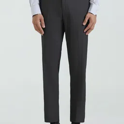 Blackberrys Men Textured Slim Fit Trousers-picture-15