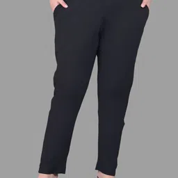 Comfort Lady Women Plus Size Solid Mid-Rise Casual Regular Trouser-picture-38