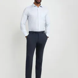 Park Avenue Regular Fit Self Design Long Sleeves Cotton Formal Shirt image 5