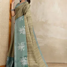 HERE&NOW Art Silk Saree image 3